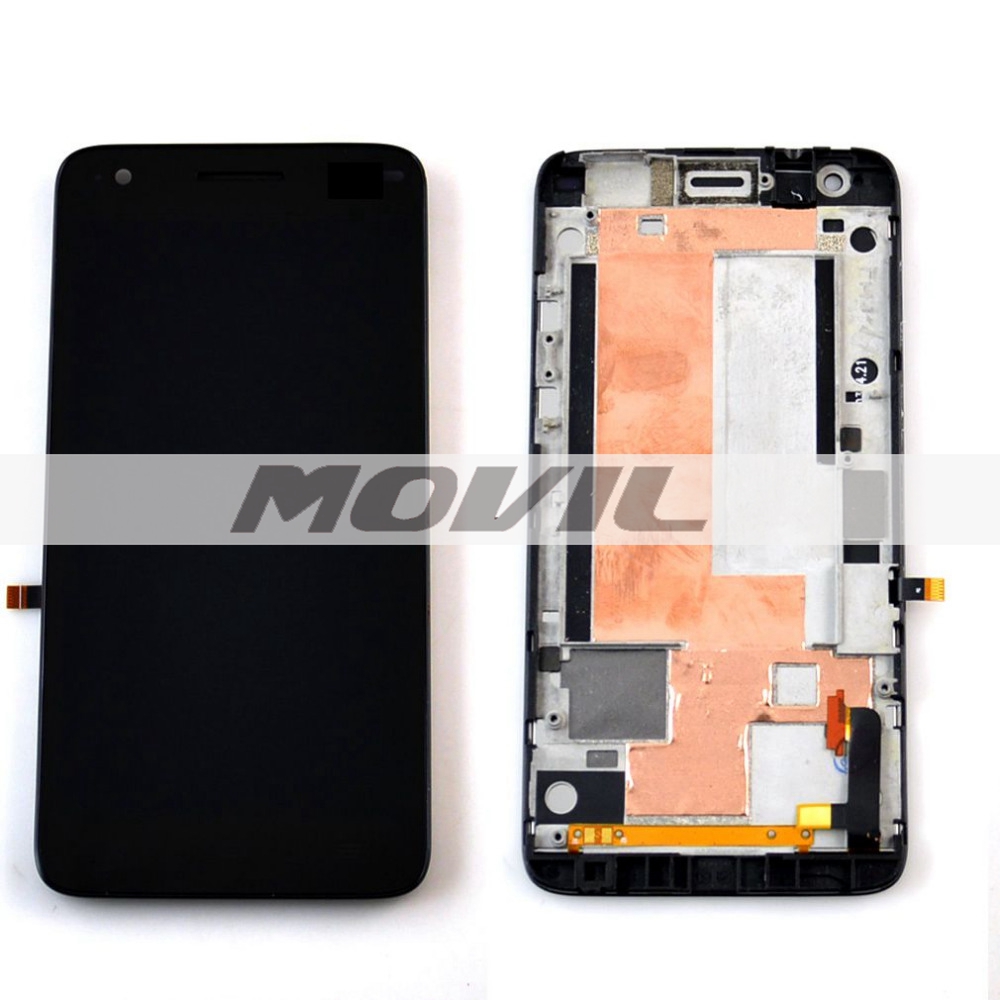 ZTE Grand S V988 LCD Display Touch Screen with Digitizer Assembly + Frame